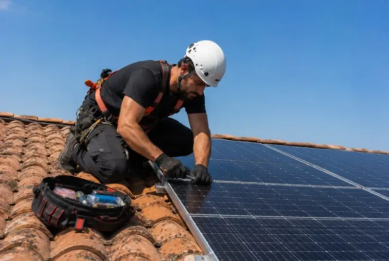 Maintenance et monitoring de panneaux solaires à Rossfeld
