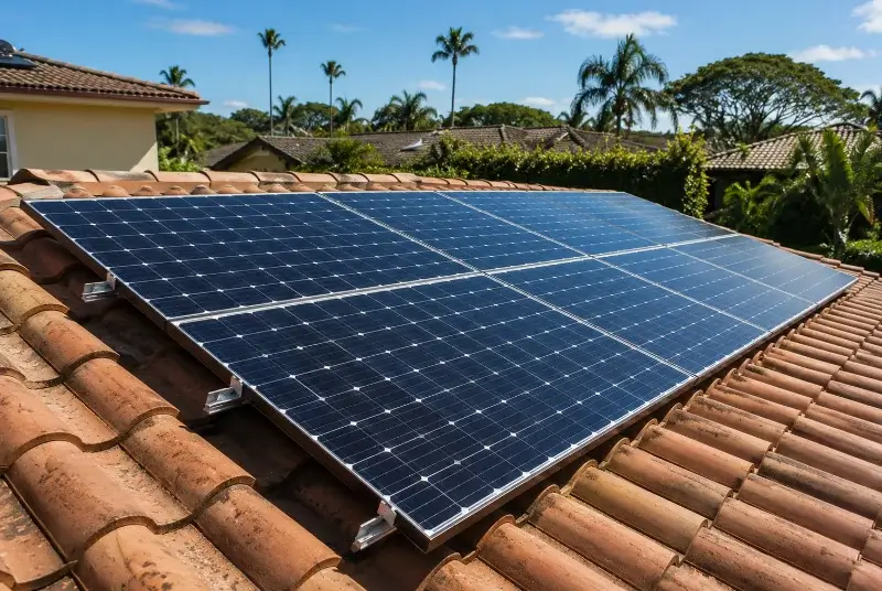 Installation de panneaux solaires à Rossfeld